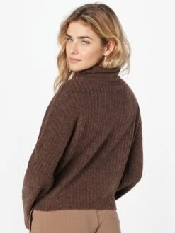 Noisy May Pulls à Col Roulé Pull-over JOLLY Femme Chocolat -Noisy May 01a8765b6f4ec69658a3a77b6b295520