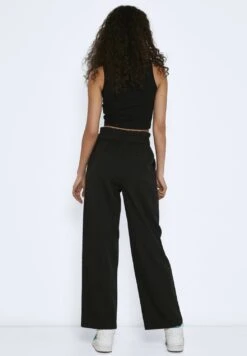 Noisy May Nmlucas Almond Wide Pant - Pantalon Classique - Black -Noisy May 0720339b236b48d0b150cb002979bbae