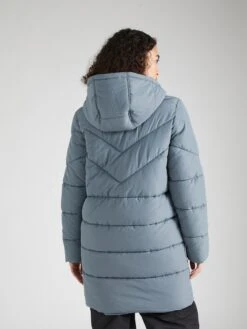 Noisy May Manteaux Dhiver Manteau D’hiver Dalcon Femme Bleu Fumé -Noisy May 0b2922672409ff8b7ca264c6d461c450