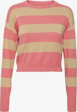 Noisy May Pulls Maille Fine Pull-over Zoe Femme Rose