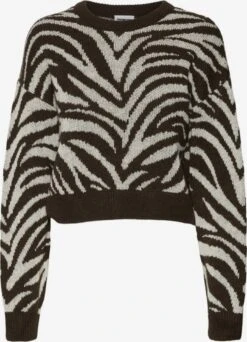 Noisy May Pulls Maille Fine Pull-over Anni Femme Chocolat