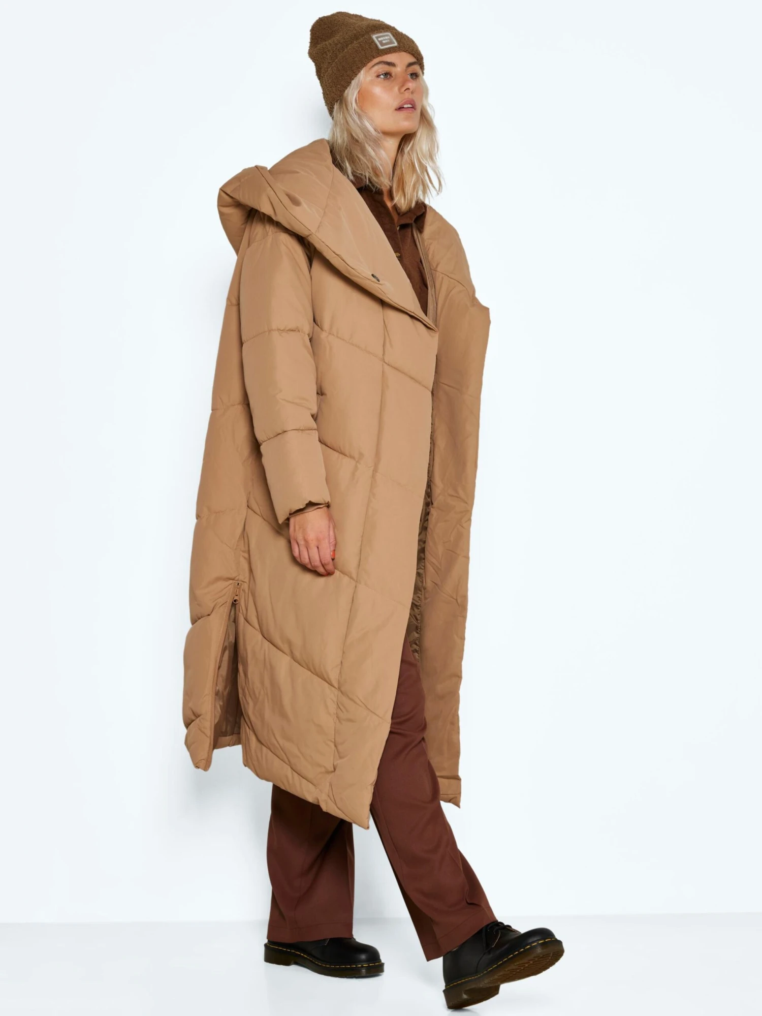 Noisy May Manteaux Dhiver Manteau D’hiver Tally Femme Noisette 4 Noisy May Manteaux Dhiver Manteau D’hiver Tally Femme Noisette – Image 4