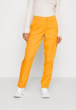 Noisy May Petite Nmthea Vivian Pant Petite - Pantalon Classique - Vibrant Orange