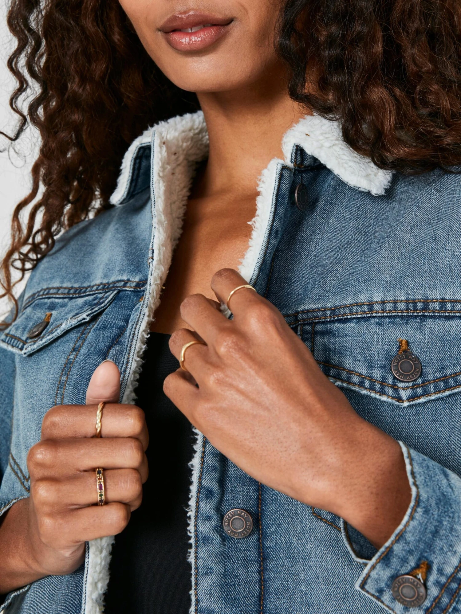 Noisy May Vestes En Jean Veste Mi-saison Ole Femme Bleu 7 Noisy May Vestes En Jean Veste Mi-saison Ole Femme Bleu – Image 7