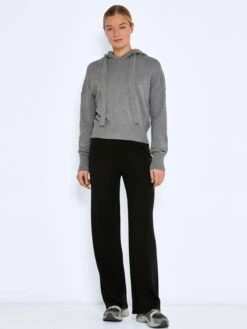 Noisy May Pulls à Capuche Pull-over Ship Femme Gris -Noisy May 14f00e24a4dbb930d03d45495f2d00b5