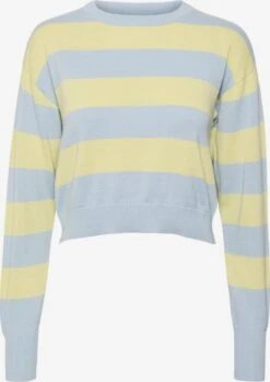 Noisy May Pulls Maille Fine Pull-over Zoe Femme Bleu Clair