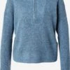 Noisy May Pulls à Col Roulé Pull-over NEW ALICE Femme Bleu