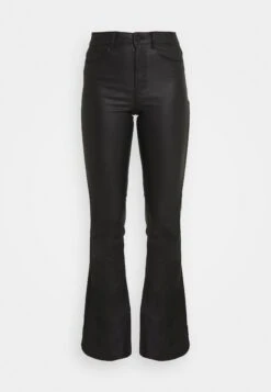 Noisy May Nmsallie Flare Coated Pants - Pantalon Classique - Black 10 Noisy May Nmsallie Flare Coated Pants - Pantalon Classique - Black -Noisy May 1922221a44f14961a28824e2b66d3870