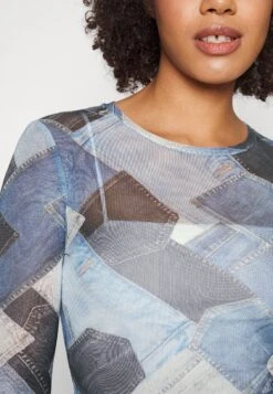 Noisy May Nmmissy Judith - T-Shirt À Manches Longues - Medium Blue Denim -Noisy May 1a372e5b3f7a4f90805544281c6b3286