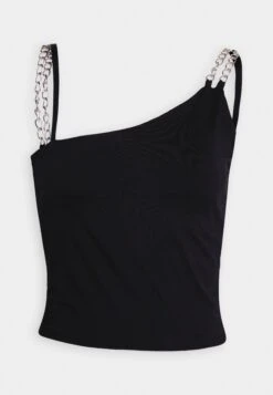 Noisy May Nmceleste Singlet Chain Detail - Débardeur - Black/Silver-Coloured -Noisy May 1ade53ffc0df477599f07d709d6abde3