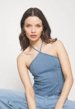 Noisy May Petite Nmnicky Halterneck Petite - Débardeur - Light Blue Denim 9 Noisy May Petite Nmnicky Halterneck Petite - Débardeur - Light Blue Denim -Noisy May 1d094868ece04f21b23ab557b8f7c4f2