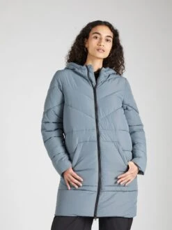 Noisy May Manteaux Dhiver Manteau D’hiver Dalcon Femme Bleu Fumé -Noisy May 1df9b2ad080a2d3339b6b97fa5cbf7d3