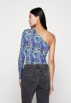Noisy May Nmdolores One Shoulder - T-Shirt À Manches Longues - Deep Blue -Noisy May 256d0769b29744c29f7e2ea16483db02