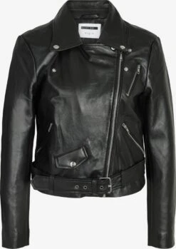 Noisy May Vestes En Cuir Veste Mi-saison NORA Femme Noir