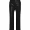 Noisy May Nmluke Straight Front Detail Pant - Pantalon Classique - Black