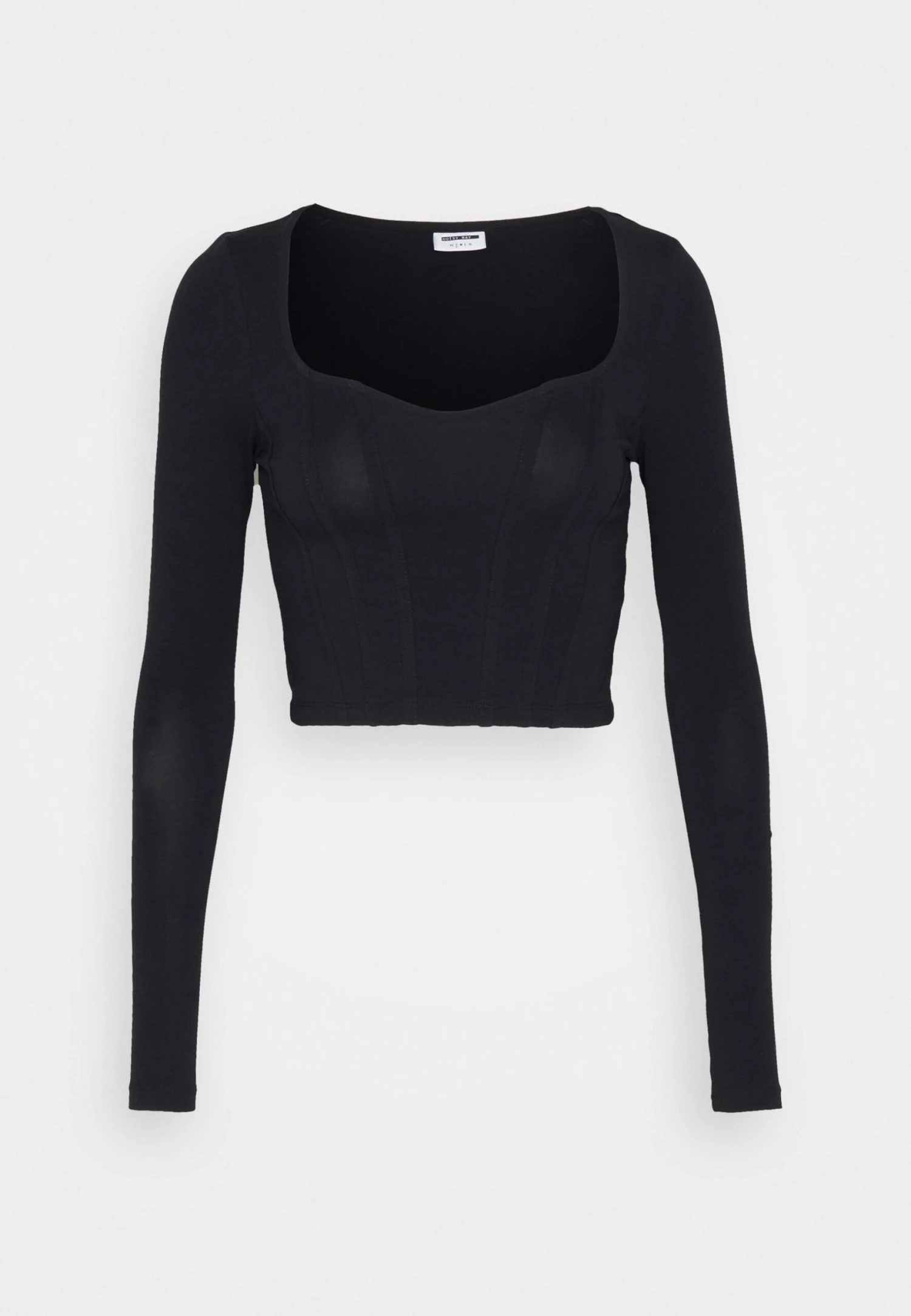 Noisy May Petite Nmkerry Corset Cropped - T-Shirt À Manches Longues - Black 5 Noisy May Petite Nmkerry Corset Cropped - T-Shirt À Manches Longues - Black – Image 5