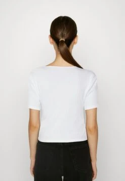 Noisy May Maya O Neck Cutout Noos - T-Shirt Imprimé - Bright White -Noisy May 27991983fafa45d88dcf31c57ba1e200