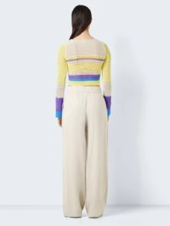 Noisy May Pulls Maille Fine Pull-over Kelly Femme Mélange De Couleurs -Noisy May 28010f5e1e8b3dcba412cdf25bfe4e93