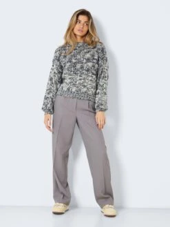 Noisy May Pulls Maille Fine Pull-over Speckle Femme Noir -Noisy May 2b3df5b4d41fc8b4508aed4aad1561cc