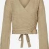 Noisy May Pulls Maille Fine Pull-over Jamil Femme Sable
