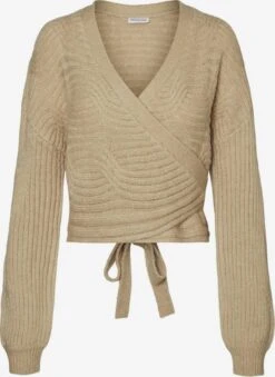 Noisy May Pulls Maille Fine Pull-over Jamil Femme Sable