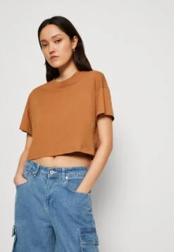 Noisy May Nmalena Semi Crop - T-Shirt Basique - Chipmunk -Noisy May 2ce299b143694f85a543873a78340c7e