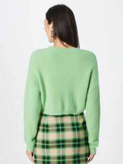 Pulls Maille Fine Pull-over Femme Vert -Noisy May 2d0e05fc16da25a89a51c157f92d0184