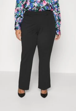 Nmrobyn Bootcut Pants Curve - Pantalon Classique - Black