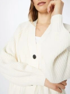 Noisy May Gilets Cardigan Timmy Femme Blanc Cassé -Noisy May 2f753762ca95193d3cd26b60934593a3