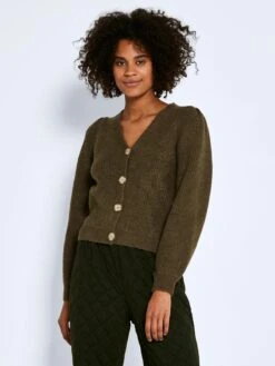 Noisy May Gilets Cardigan Son Femme Olive -Noisy May 30d5c13990e01b441e58436c192fc306
