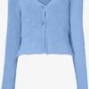 Noisy May Gilets Cardigan Sweet Femme Bleu Ciel