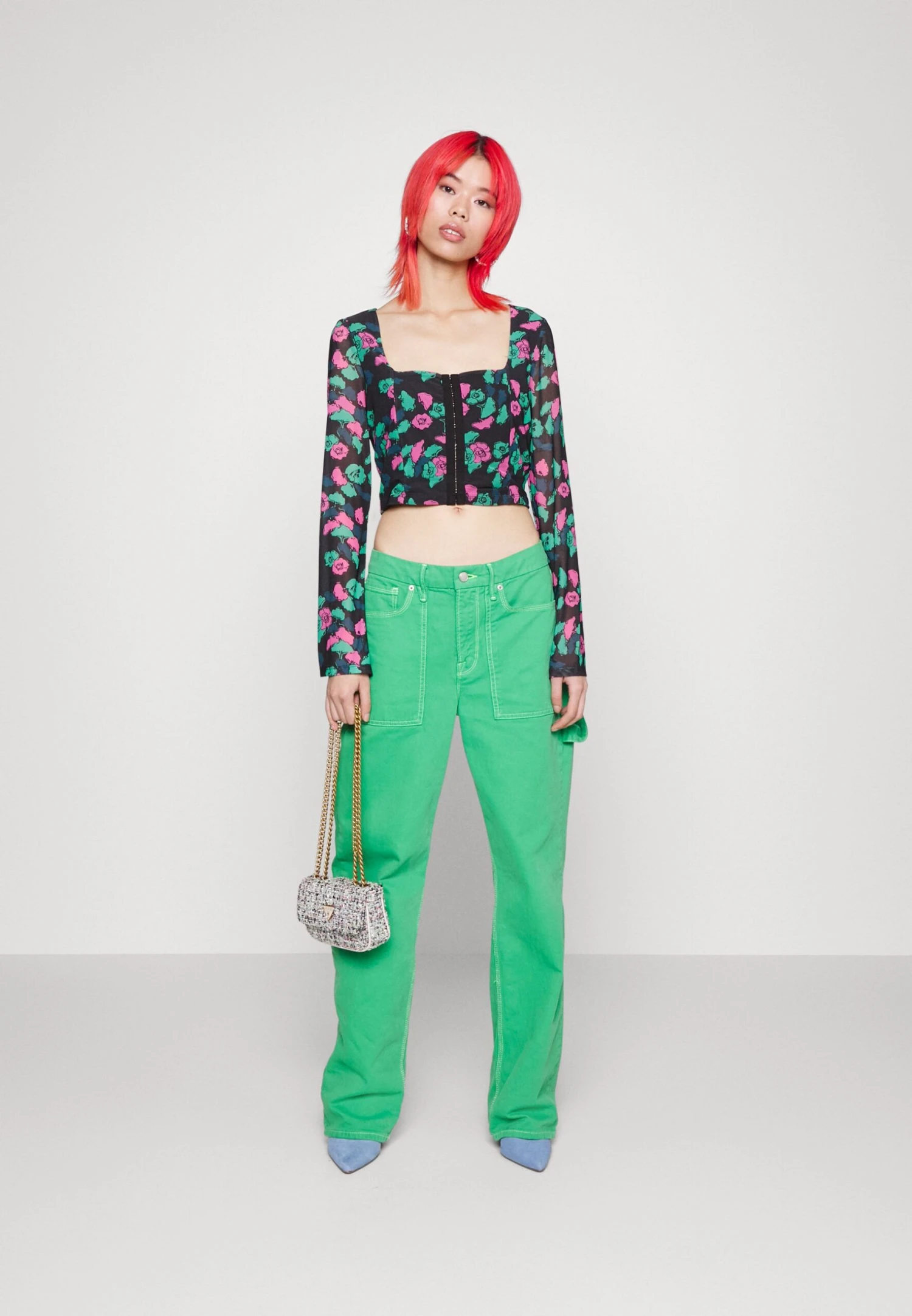 Noisy May Nmlesley Corset Bell - T-Shirt Imprimé - Black 2 Noisy May Nmlesley Corset Bell - T-Shirt Imprimé - Black – Image 2