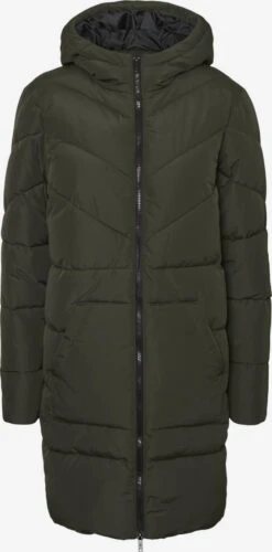 Noisy May Manteaux Dhiver Manteau D’hiver Dalcon Femme Vert Foncé