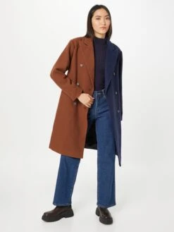 Noisy May Manteaux De Mi-saison Manteau Mi-saison Femme Bleu Marine / Marron -Noisy May 39ca0f8acdeb9c134d6261f6a0a86160