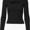 Noisy May Pulls Maille Fine Pull-over FREY Femme Noir
