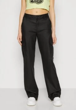 Noisy May Nmyolanda Coated - Pantalon Cargo - Black