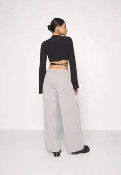 Noisy May Nmvera Wide Leg Pant - Pantalon Classique - Grey -Noisy May 3f24c7a09da8414b89a9278910dced1b