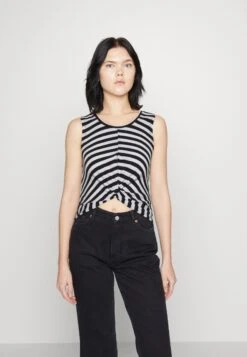 Noisy May Nmtwiggi Noos - Débardeur - Black/White