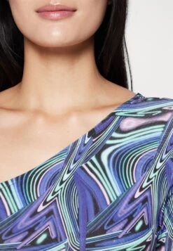 Noisy May Nmdolores One Shoulder - T-Shirt À Manches Longues - Deep Blue -Noisy May 47bd009dc3c745b9958fbc19b2ba2f21