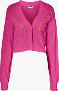 Noisy May Gilets Cardigan Lil Femme Rose
