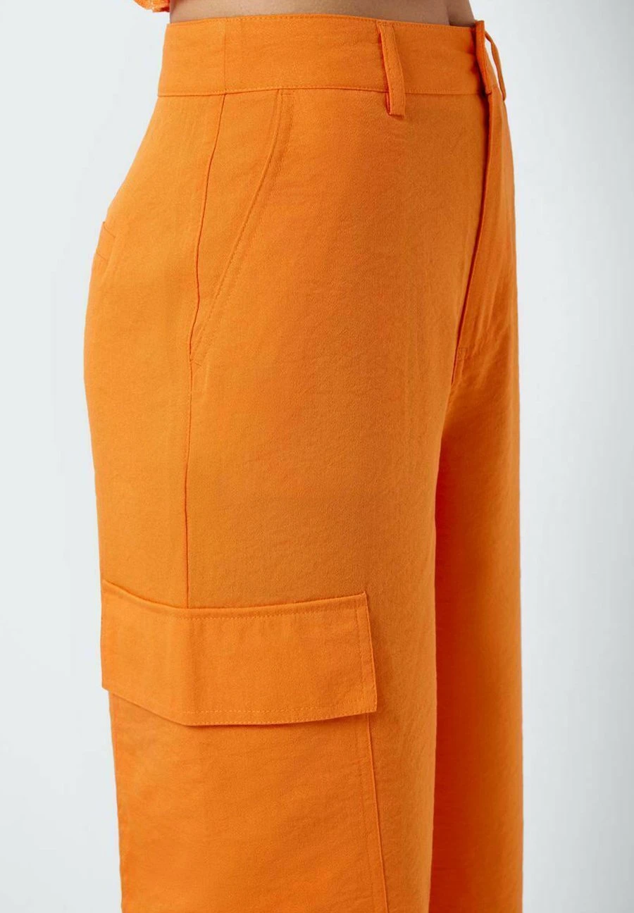 Noisy May High Waist - Pantalon Cargo - Oriole 4 Noisy May High Waist - Pantalon Cargo - Oriole – Image 4