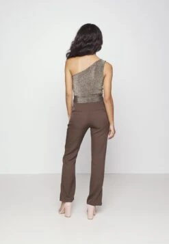 Noisy May Petite Nmjuniper Seam Detail - Pantalon Classique - Demitasse