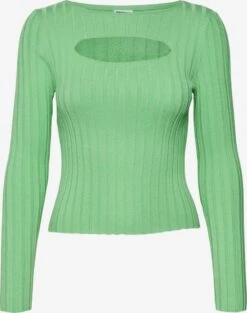 Noisy May Pulls Maille Fine Pull-over FREY Femme Vert Clair