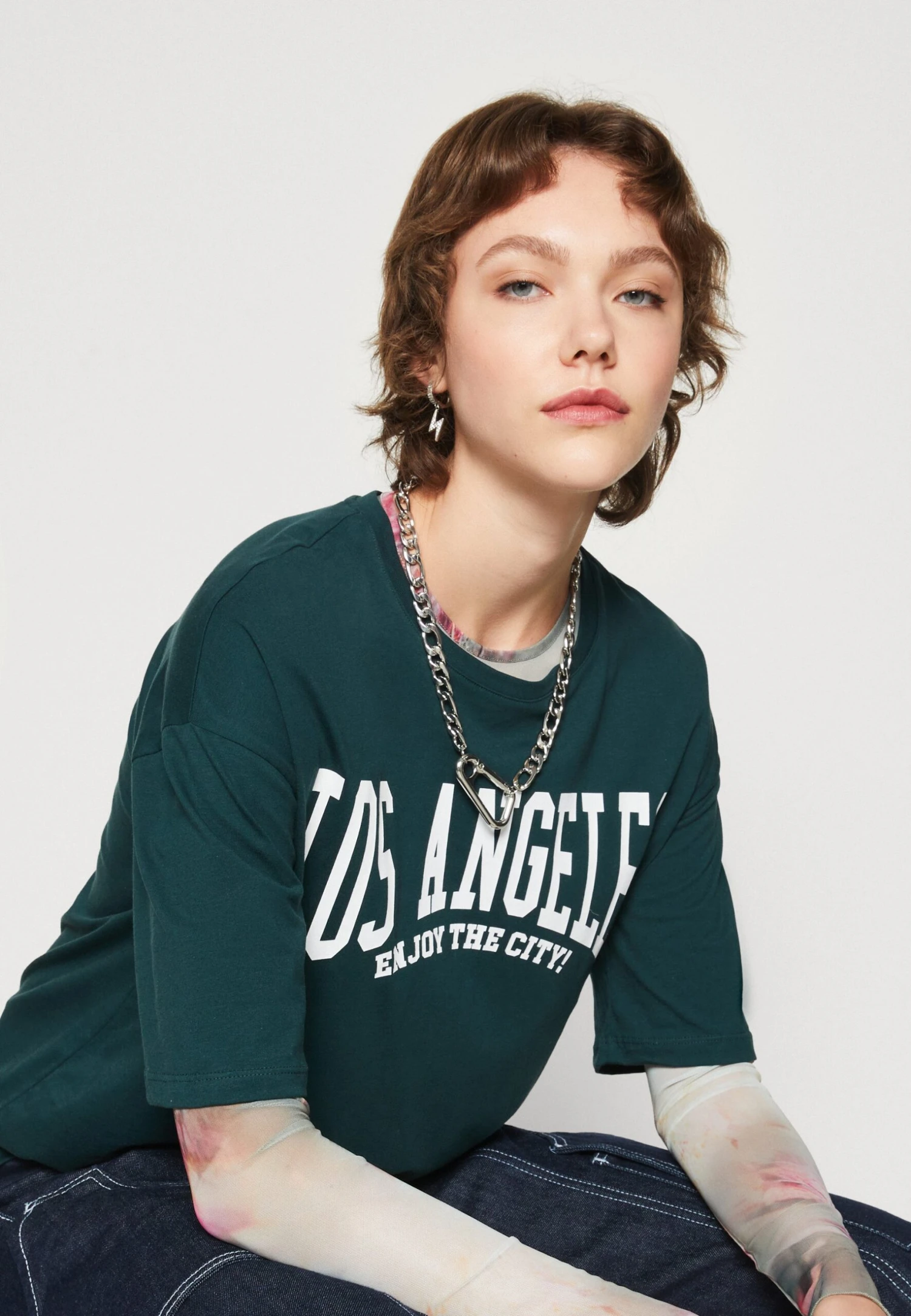 Noisy May Nmenjoy O-Neck - T-Shirt Imprimé - Ponderosa Pine 4 Noisy May Nmenjoy O-Neck - T-Shirt Imprimé - Ponderosa Pine – Image 4