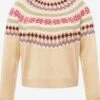 Pulls Maille Fine Pull-over Femme Beige