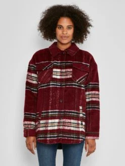 Noisy May Vestes De Mi-saison Veste Mi-saison Lulu Femme Rouge Sang -Noisy May 5c0ee1a4af2a03807bdab4fd54656592