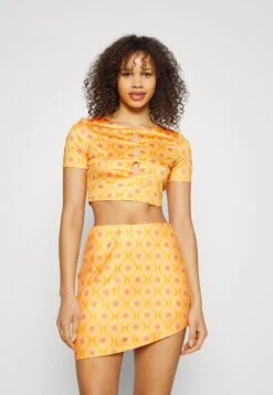 Nmsissi Geo Top - T-Shirt Imprimé - Quartz Pink