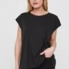 Noisy May Loose Long - T-Shirt Basique - Black