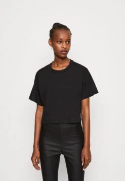 Noisy May Nmalena Semi Crop - T-Shirt Basique - Black