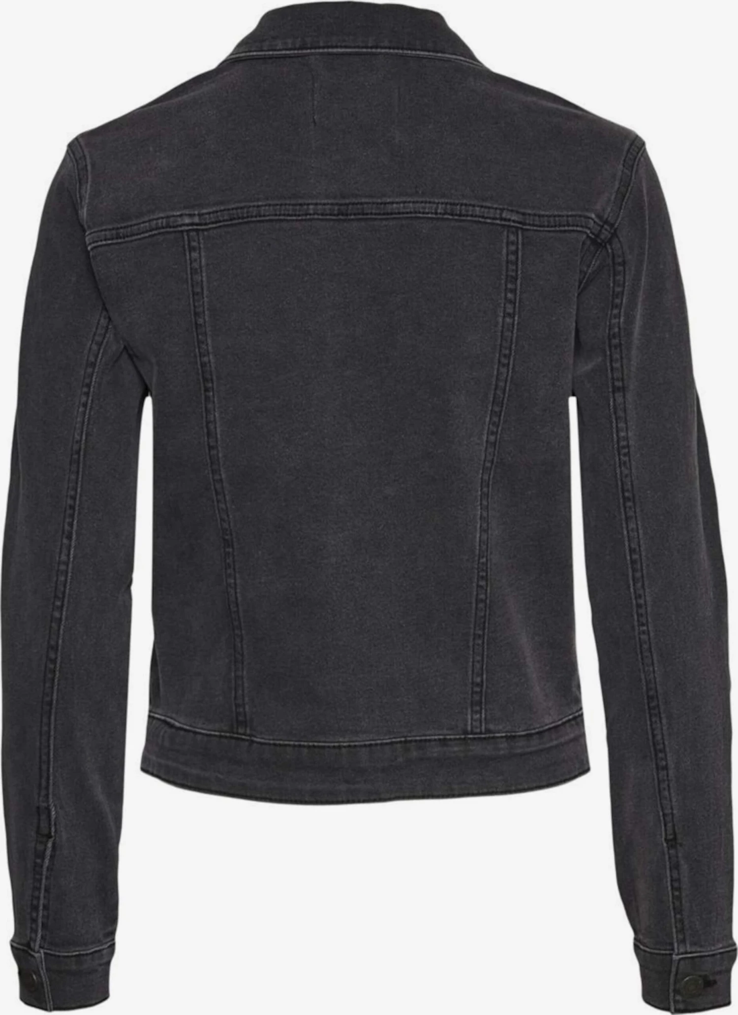 Noisy May Vestes En Jean Veste Mi-saison Femme Gris Foncé 2 Noisy May Vestes En Jean Veste Mi-saison Femme Gris Foncé – Image 2